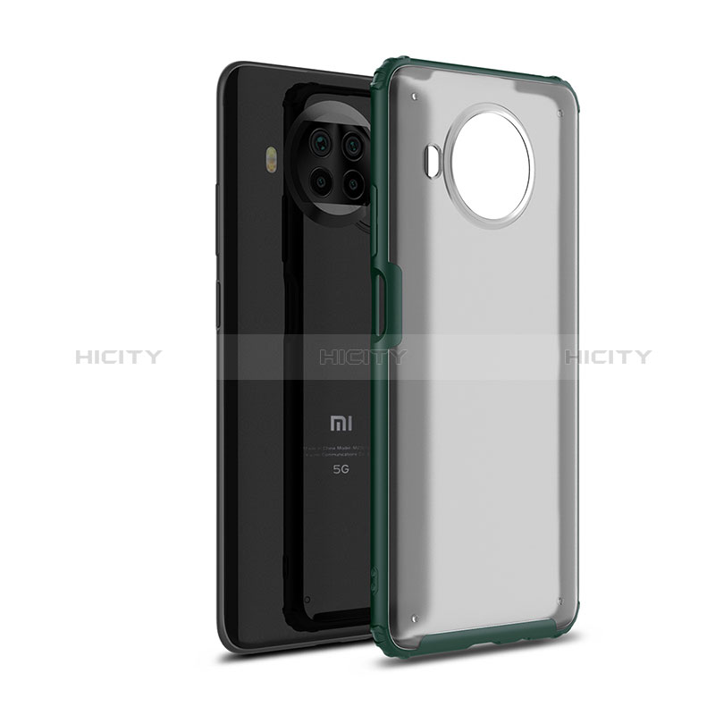 Custodia Silicone Trasparente Laterale Cover WL1 per Xiaomi Mi 10i 5G Verde