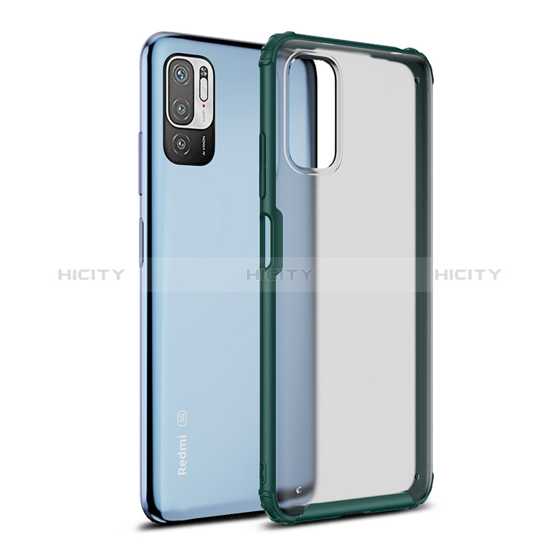 Custodia Silicone Trasparente Laterale Cover WL1 per Xiaomi POCO M3 Pro 5G Verde