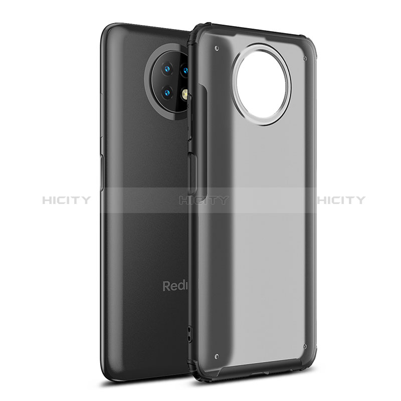 Custodia Silicone Trasparente Laterale Cover WL1 per Xiaomi Redmi Note 9 5G Nero