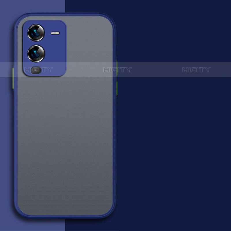 Custodia Silicone Trasparente Laterale Cover Z01 per Vivo V25 Pro 5G Blu