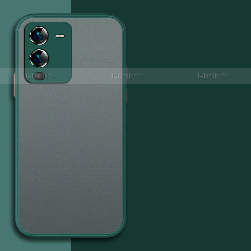 Custodia Silicone Trasparente Laterale Cover Z01 per Vivo V25 Pro 5G Verde Notte