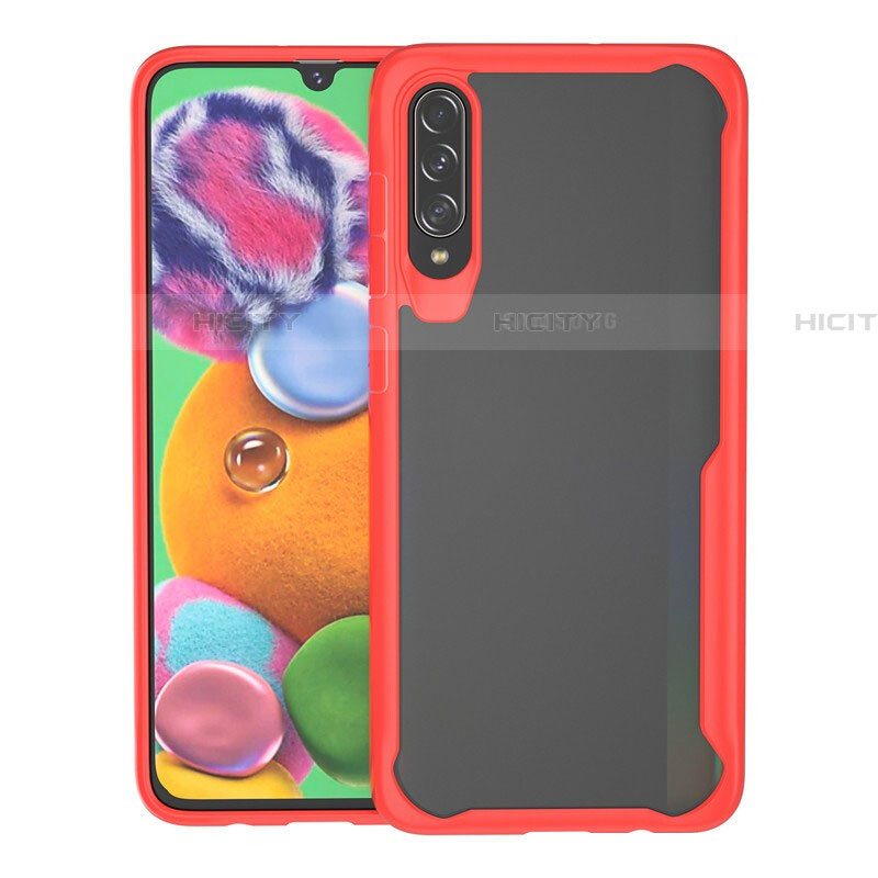 Custodia Silicone Trasparente Specchio Laterale Cover H01 per Samsung Galaxy A70