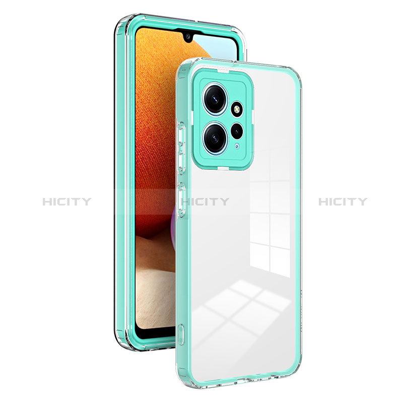 Custodia Silicone Trasparente Specchio Laterale Cover H01P per Xiaomi Redmi Note 12 4G