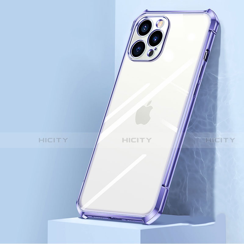 Custodia Silicone Trasparente Specchio Laterale Cover H02 per Apple iPhone 12 Pro