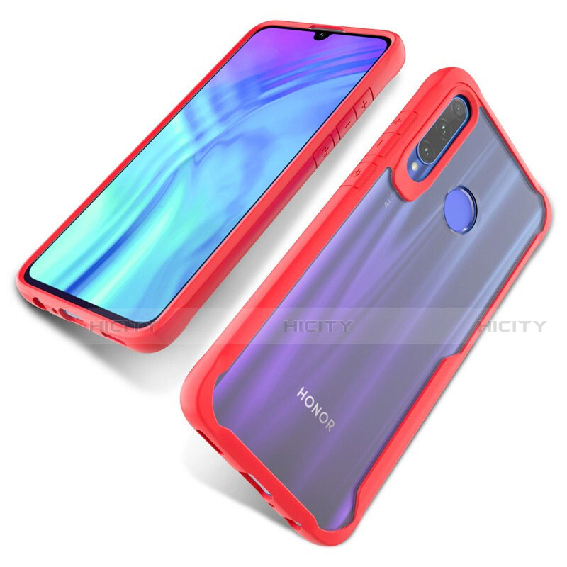 Custodia Silicone Trasparente Specchio Laterale Cover H02 per Huawei P Smart+ Plus (2019)