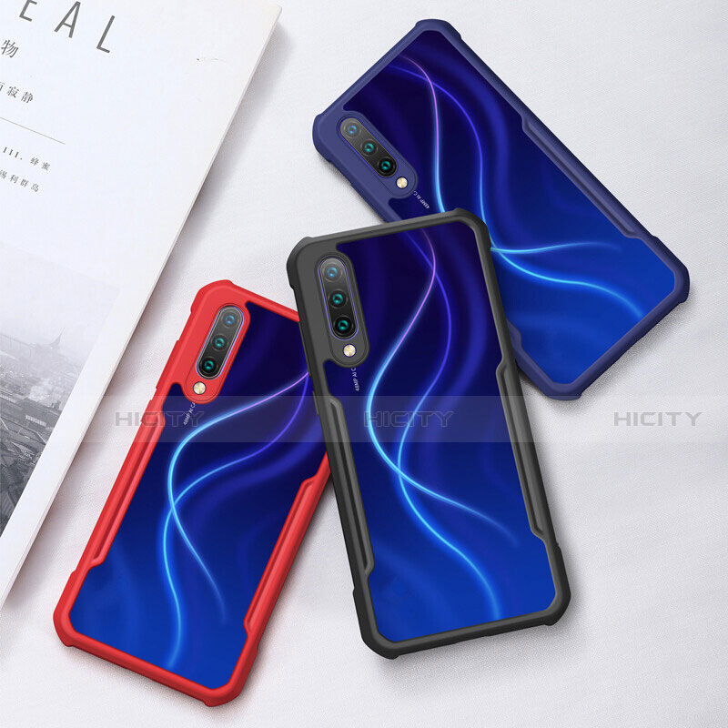 Custodia Silicone Trasparente Specchio Laterale Cover H02 per Xiaomi Mi A3