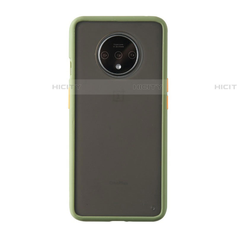 Custodia Silicone Trasparente Specchio Laterale Cover H03 per OnePlus 7T