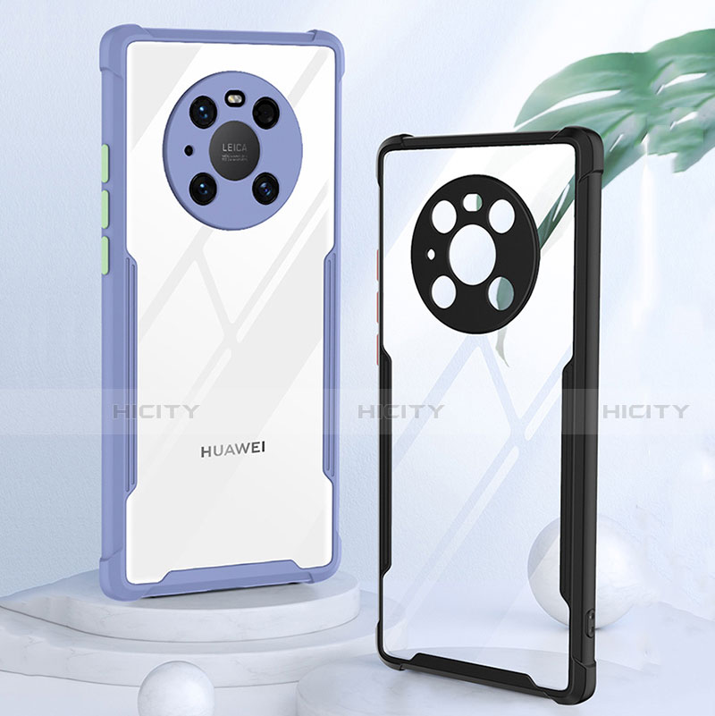 Custodia Silicone Trasparente Specchio Laterale Cover K01 per Huawei Mate 40E Pro 4G
