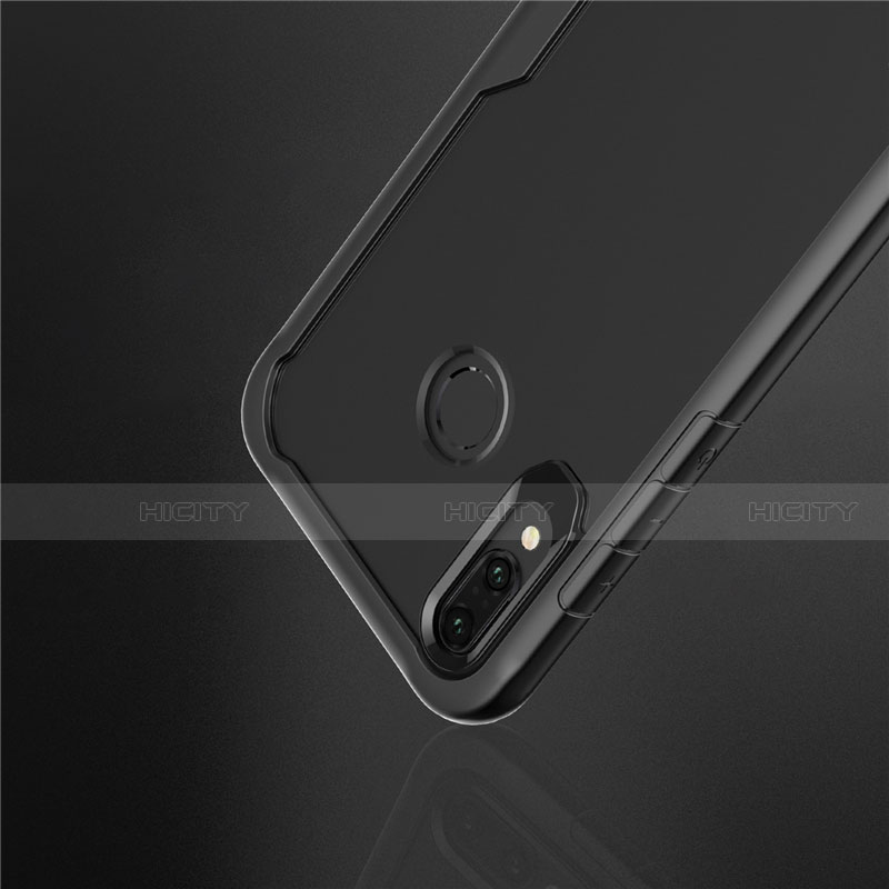 Custodia Silicone Trasparente Specchio Laterale Cover M01 per Huawei Nova 3e