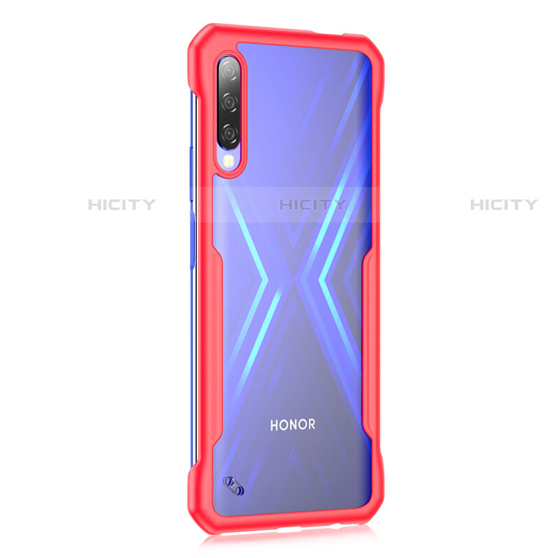 Custodia Silicone Trasparente Specchio Laterale Cover M01 per Huawei P Smart Pro (2019)