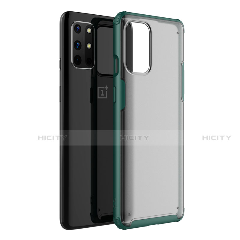 Custodia Silicone Trasparente Specchio Laterale Cover M01 per OnePlus 8T 5G