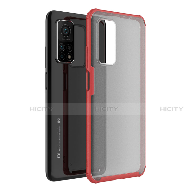 Custodia Silicone Trasparente Specchio Laterale Cover M01 per Xiaomi Mi 10T Pro 5G