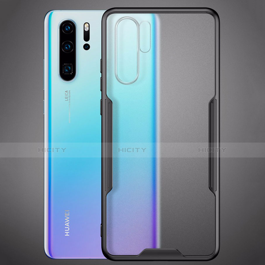 Custodia Silicone Trasparente Specchio Laterale Cover M03 per Huawei P30 Pro New Edition