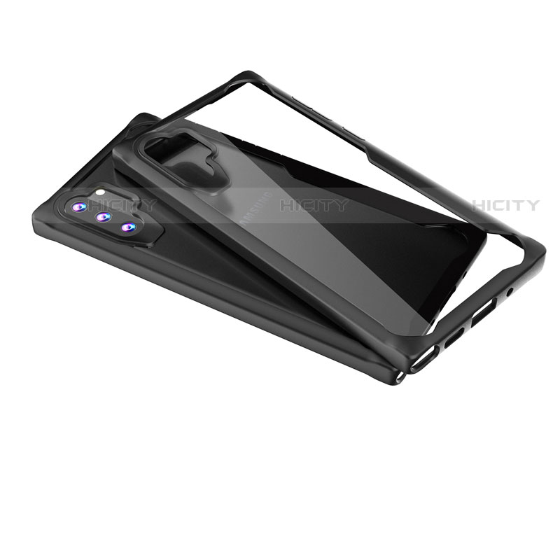 Custodia Silicone Trasparente Specchio Laterale Cover M03 per Samsung Galaxy Note 10 Plus 5G