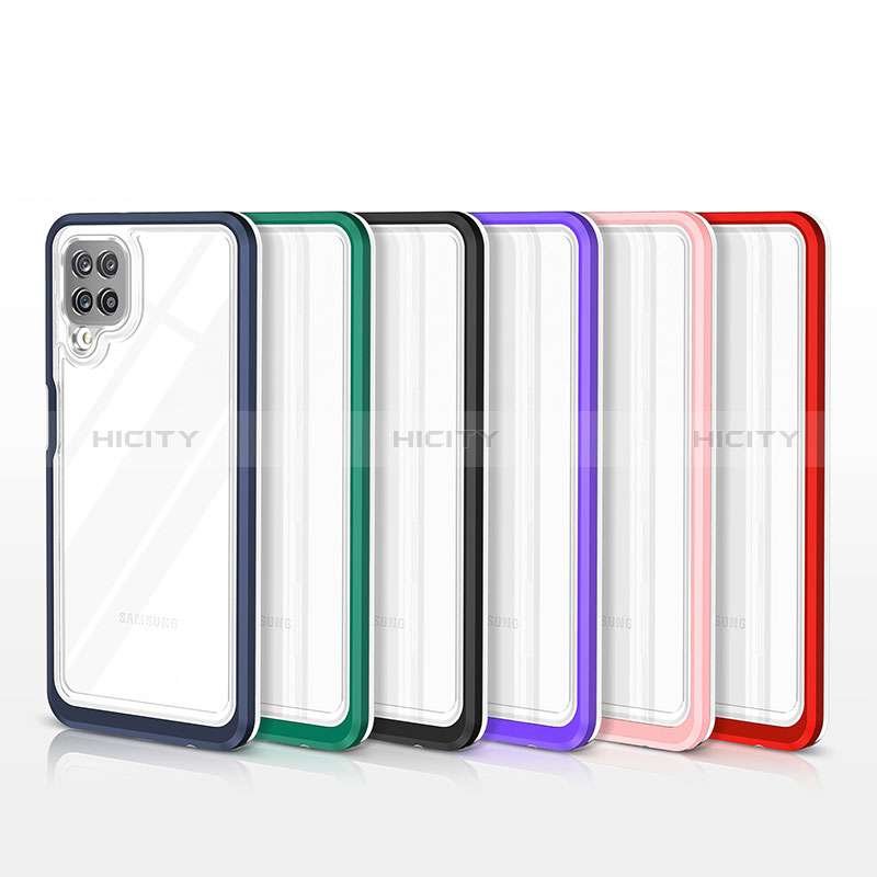 Custodia Silicone Trasparente Specchio Laterale Cover MQ1 per Samsung Galaxy A12 5G