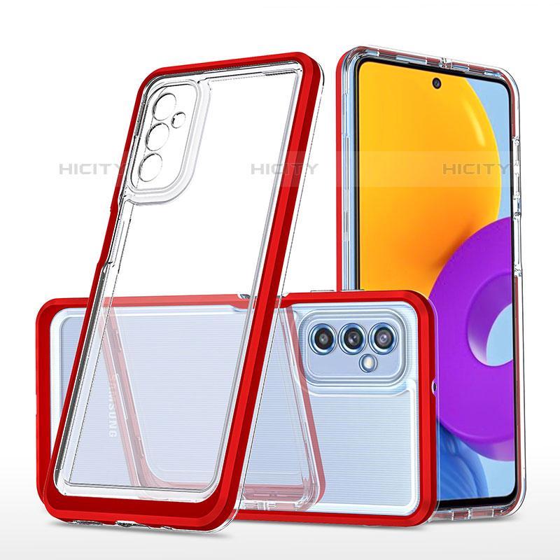 Custodia Silicone Trasparente Specchio Laterale Cover MQ1 per Samsung Galaxy M52 5G