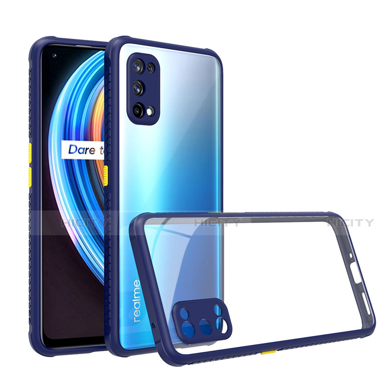 Custodia Silicone Trasparente Specchio Laterale Cover per Realme X7 Pro 5G