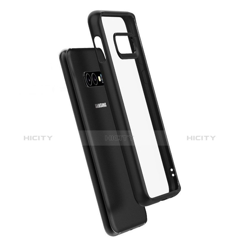 Custodia Silicone Trasparente Specchio Laterale Cover S01 per Samsung Galaxy S10e