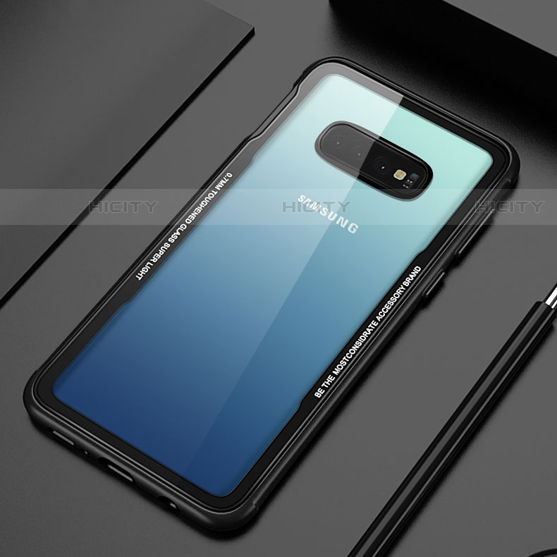 Custodia Silicone Trasparente Specchio Laterale Cover T01 per Samsung Galaxy S10 5G