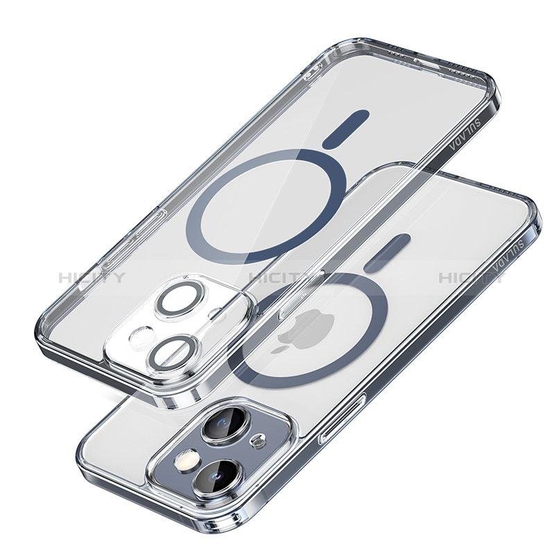 Custodia Silicone Trasparente Ultra Slim Morbida con Mag-Safe Magnetic LD1 per Apple iPhone 13