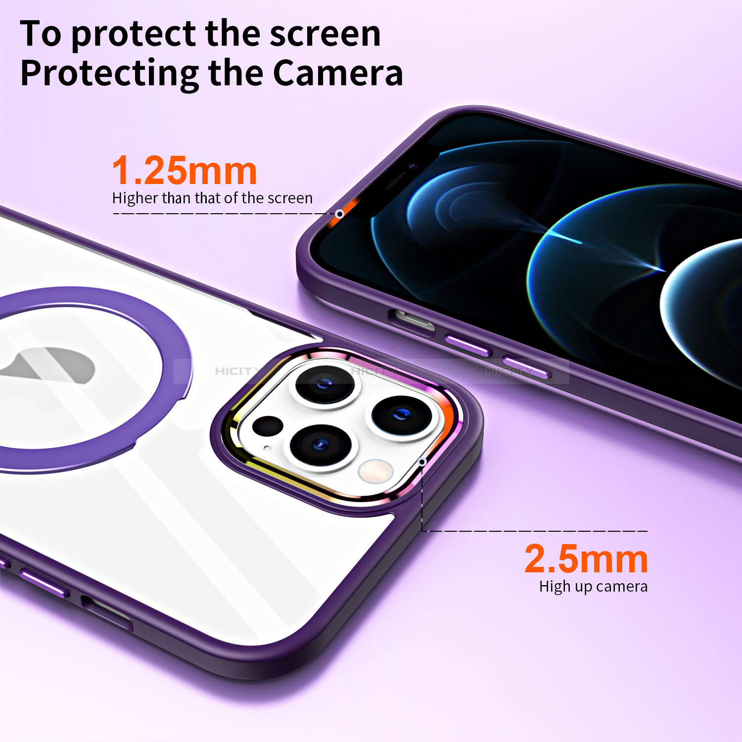 Custodia Silicone Trasparente Ultra Slim Morbida con Mag-Safe Magnetic SD1 per Apple iPhone 12 Pro