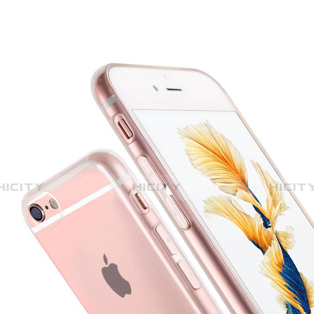 Custodia Silicone Trasparente Ultra Slim Morbida per Apple iPhone 6S Plus Chiaro