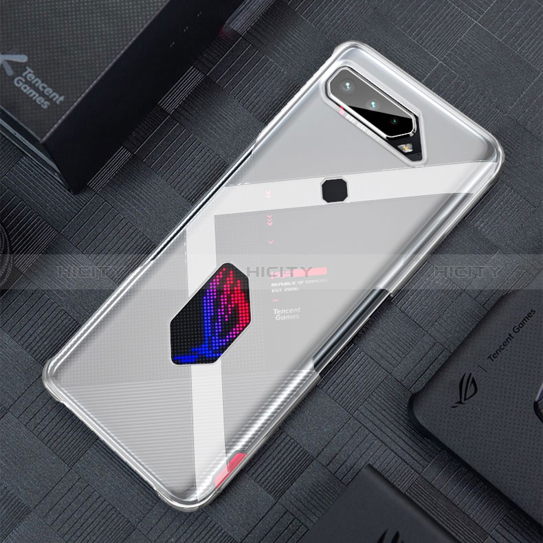 Custodia Silicone Trasparente Ultra Slim Morbida per Asus ROG Phone 5 Pro Chiaro