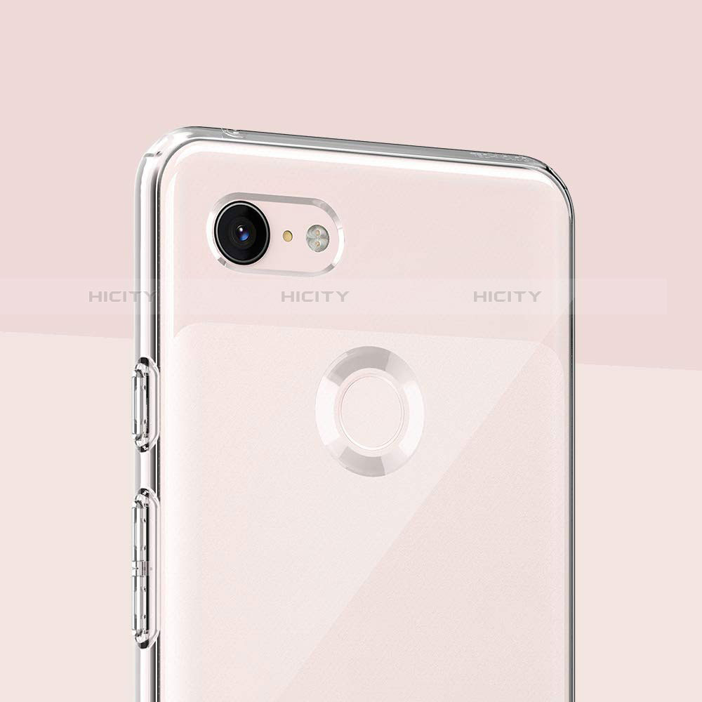 Custodia Silicone Trasparente Ultra Slim Morbida per Google Pixel 3 Chiaro