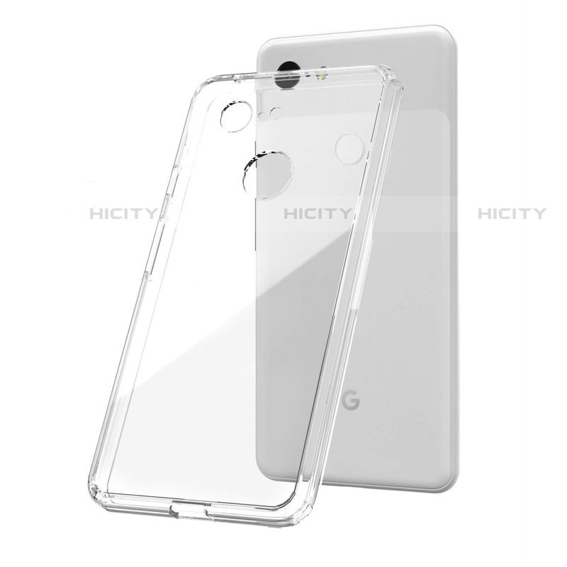 Custodia Silicone Trasparente Ultra Slim Morbida per Google Pixel 3 XL Chiaro