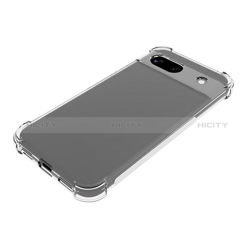 Custodia Silicone Trasparente Ultra Slim Morbida per Google Pixel 8a 5G Chiaro