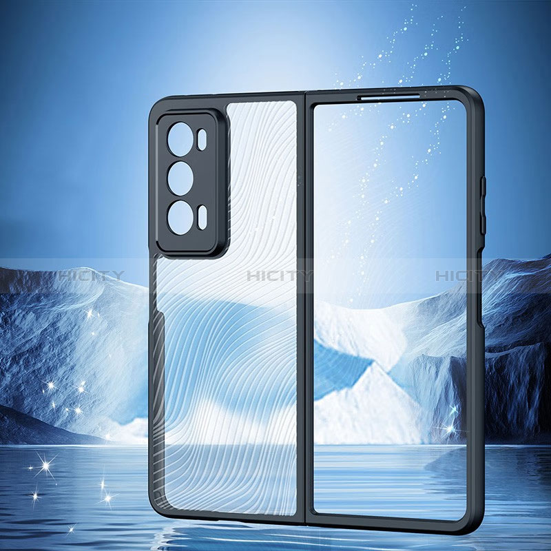 Custodia Silicone Trasparente Ultra Slim Morbida per Huawei Honor Magic V2 Ultimate 5G Nero