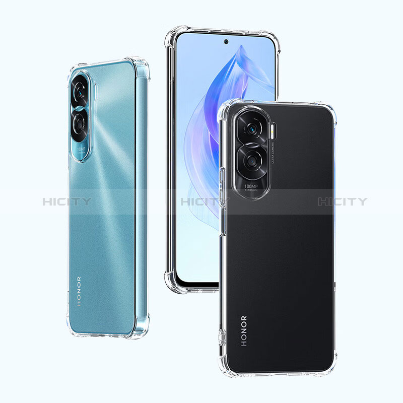 Custodia Silicone Trasparente Ultra Slim Morbida per Huawei Honor X50i 5G Chiaro