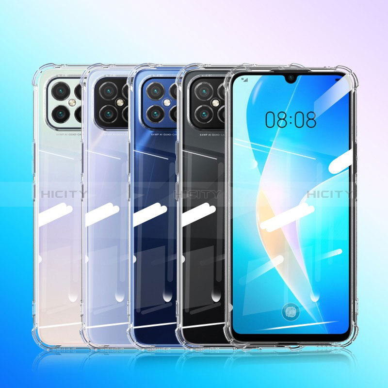 Custodia Silicone Trasparente Ultra Slim Morbida per Huawei Nova 8 SE 4G Chiaro