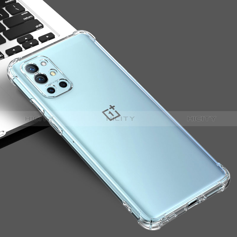 Custodia Silicone Trasparente Ultra Slim Morbida per OnePlus 9R 5G Chiaro