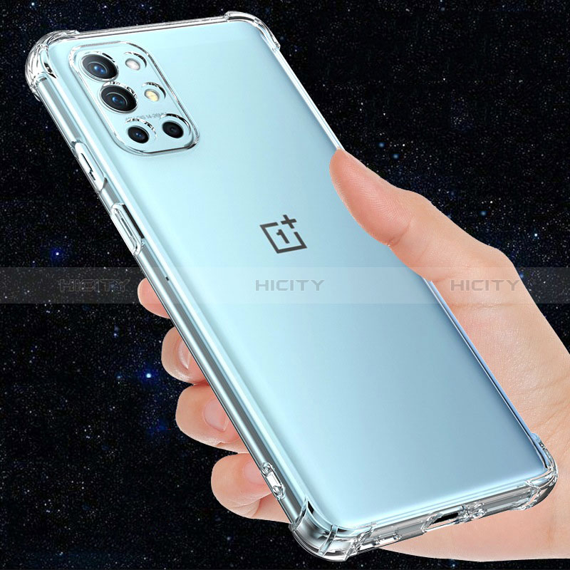 Custodia Silicone Trasparente Ultra Slim Morbida per OnePlus 9R 5G Chiaro