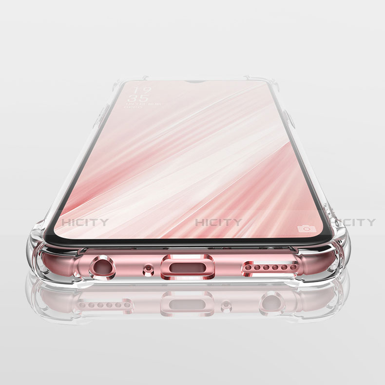 Custodia Silicone Trasparente Ultra Slim Morbida per Oppo Reno Chiaro