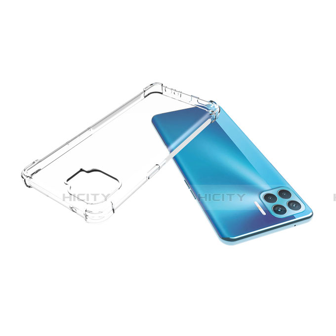 Custodia Silicone Trasparente Ultra Slim Morbida per Oppo Reno4 Lite Chiaro