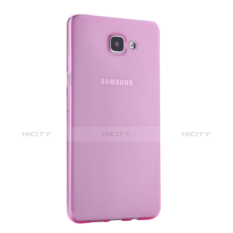 Custodia Silicone Trasparente Ultra Slim Morbida per Samsung Galaxy A9 (2016) A9000 Rosa