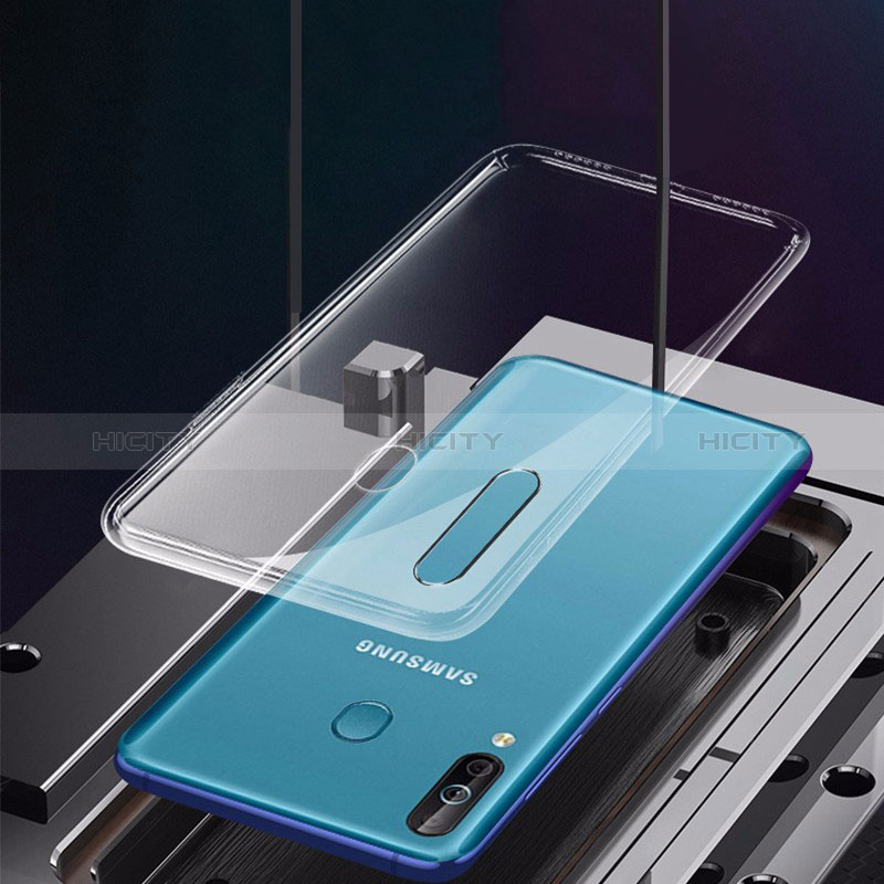 Custodia Silicone Trasparente Ultra Slim Morbida per Samsung Galaxy M30 Chiaro