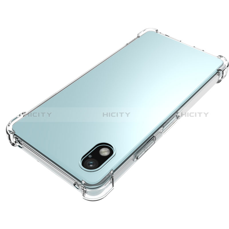 Custodia Silicone Trasparente Ultra Slim Morbida per Sony Xperia Ace III SO-53C Chiaro