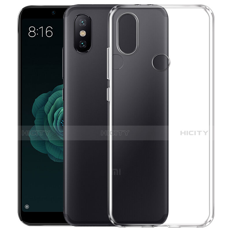 Custodia Silicone Trasparente Ultra Slim Morbida per Xiaomi Mi 6X Chiaro