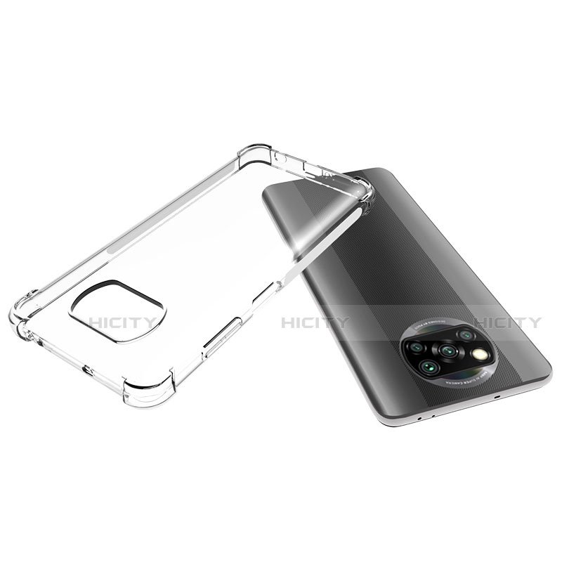 Custodia Silicone Trasparente Ultra Slim Morbida per Xiaomi Poco X3 Chiaro
