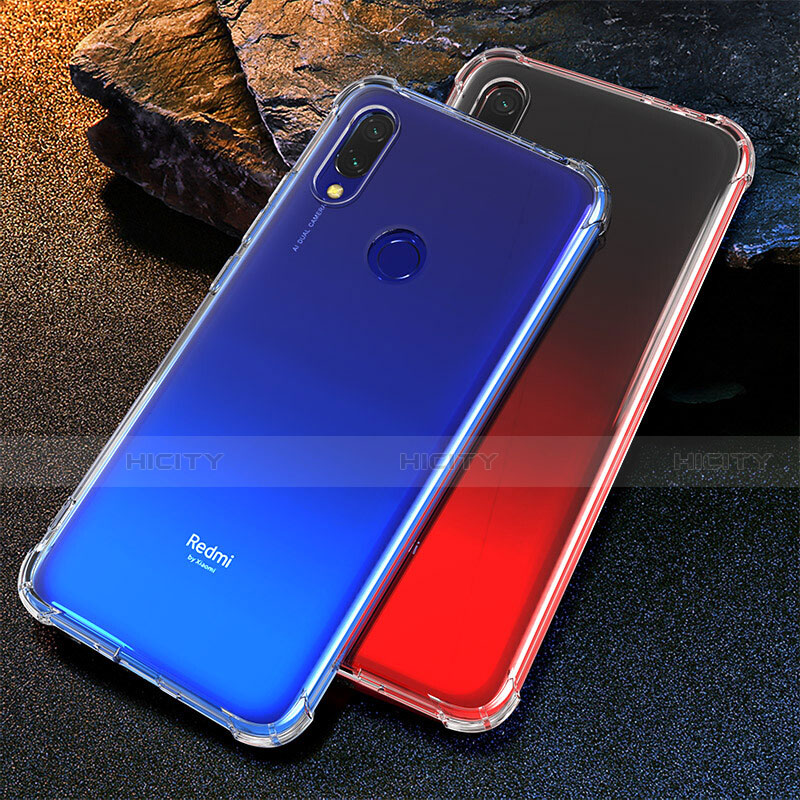 Custodia Silicone Trasparente Ultra Slim Morbida per Xiaomi Redmi 7 Chiaro