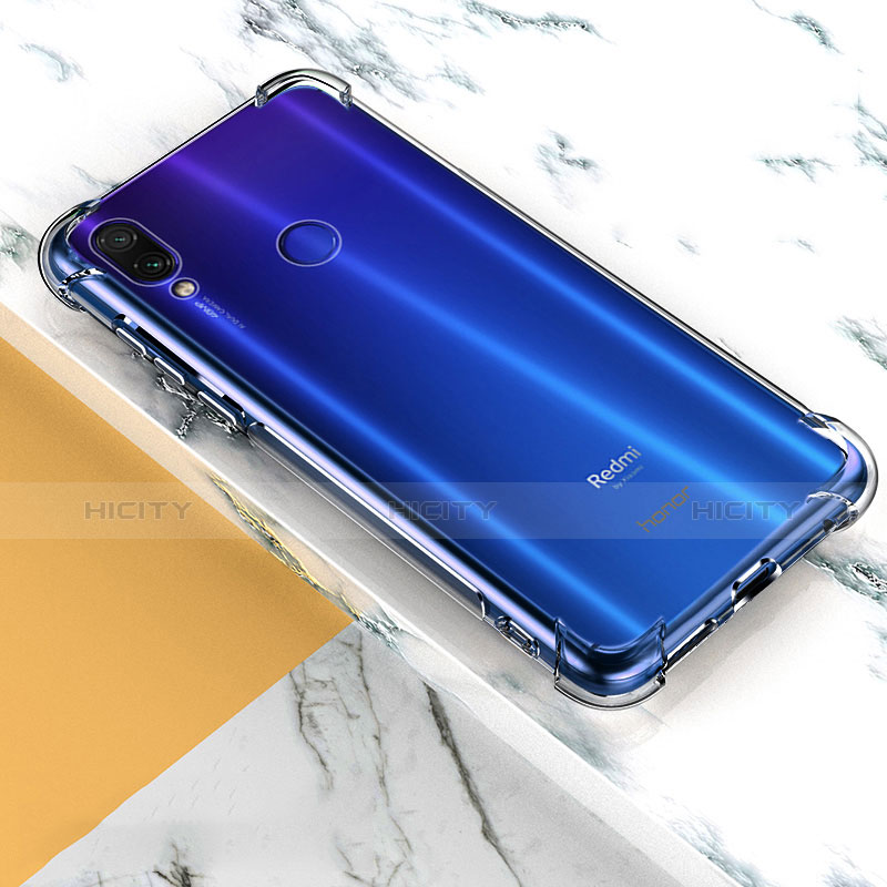 Custodia Silicone Trasparente Ultra Slim Morbida per Xiaomi Redmi Note 7 Chiaro