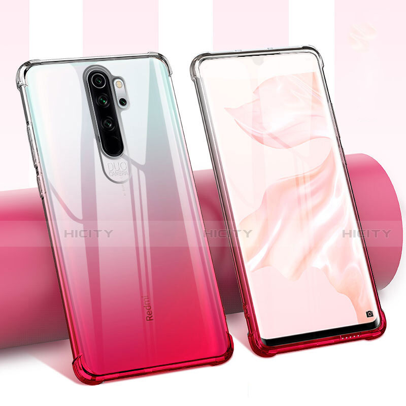 Custodia Silicone Trasparente Ultra Sottile Cover Fiori per Xiaomi Redmi Note 8 Pro