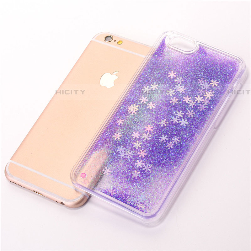 Custodia Silicone Trasparente Ultra Sottile Cover Fiori T01 per Apple iPhone 6