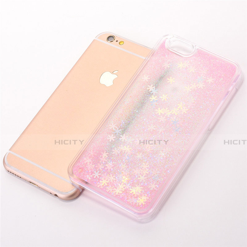 Custodia Silicone Trasparente Ultra Sottile Cover Fiori T01 per Apple iPhone 6S