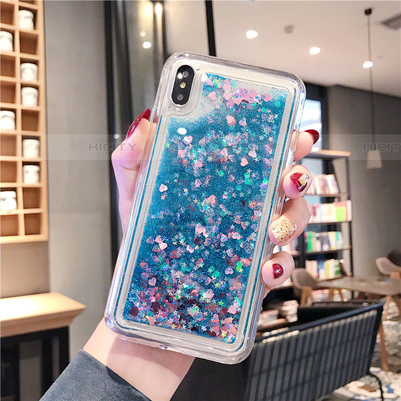 Custodia Silicone Trasparente Ultra Sottile Cover Fiori T02 per Apple iPhone Xs