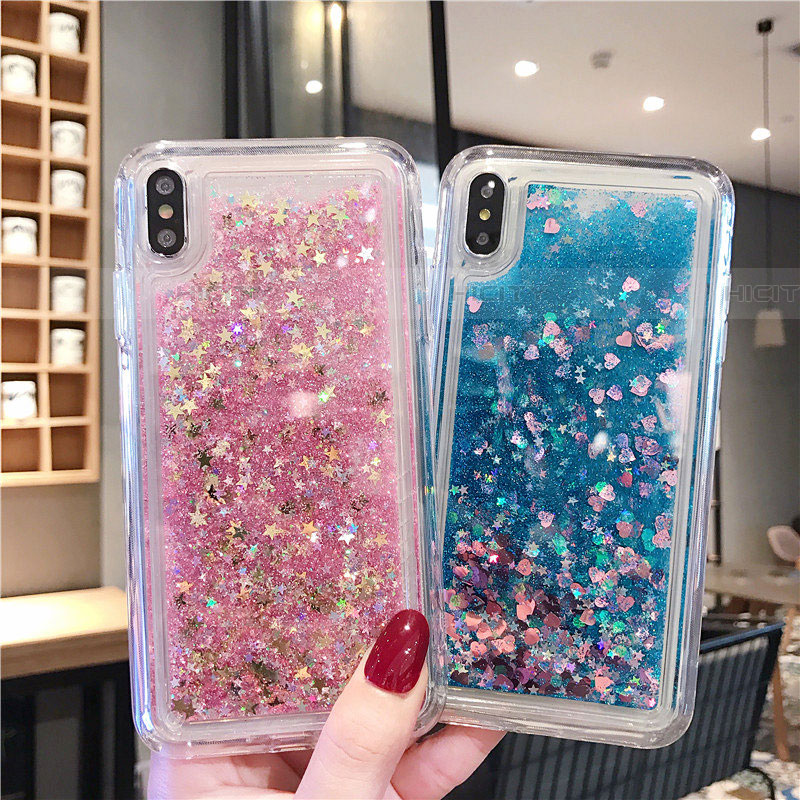 Custodia Silicone Trasparente Ultra Sottile Cover Fiori T02 per Apple iPhone Xs