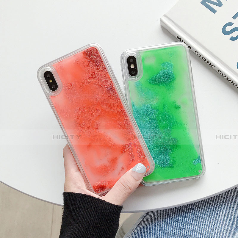 Custodia Silicone Trasparente Ultra Sottile Cover Fiori Z03 per Apple iPhone Xs Max